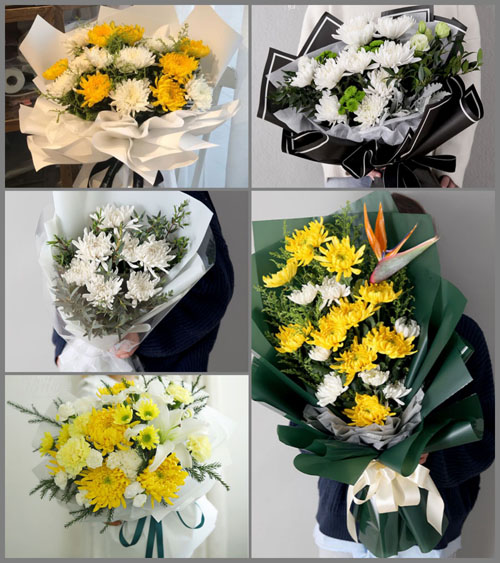 浙江省丽水松阳县望松街道五都阳村白事花束代送